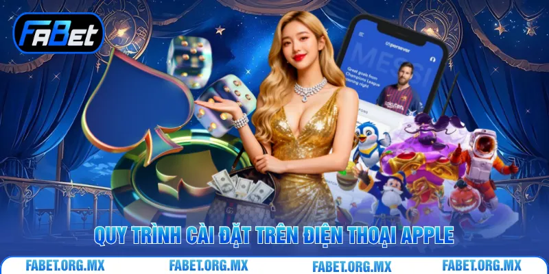 Quy trình cài đặt trên điện thoại Apple